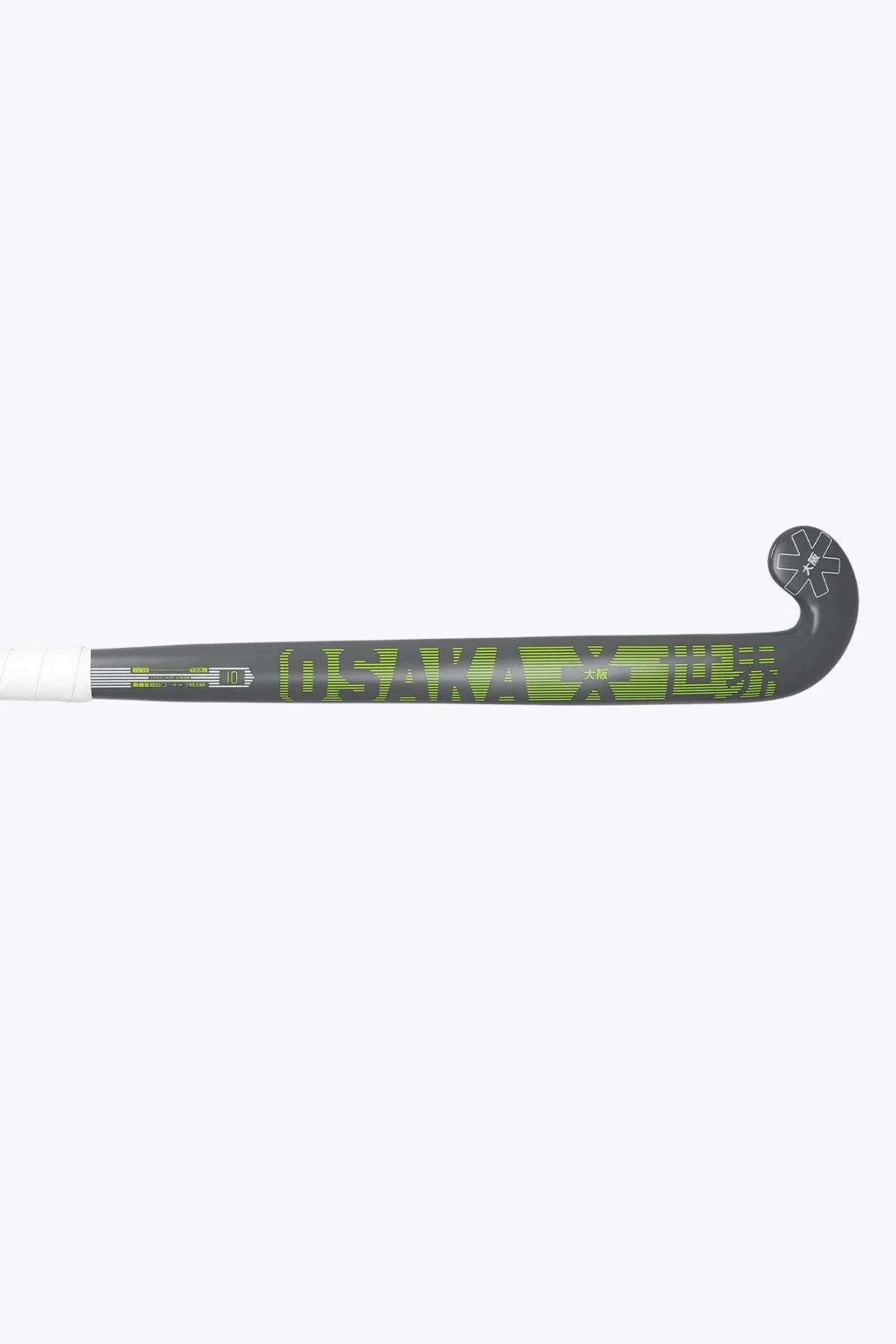 Osaka Indoor Vision 10 Pro Bow Hockey Stick Grey/Yellow - ONE Sports Warehouse