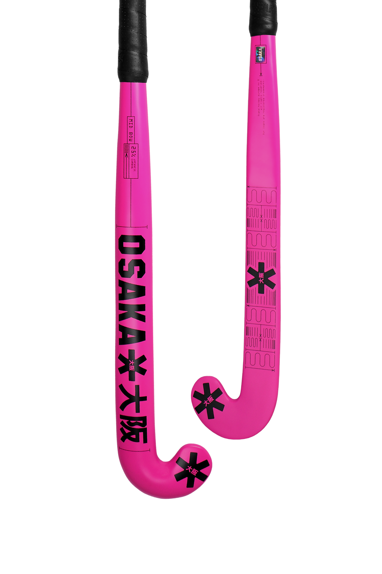 Osaka Mid Bow 25 Hockey Stick Pink | ONE Sports Warehouse