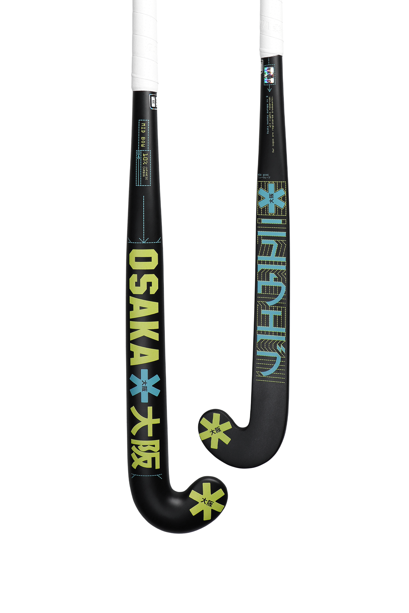 Osaka Mid Bow 10 Retro Blue-Shadow Lime 25/26 | ONE Sports Warehouse