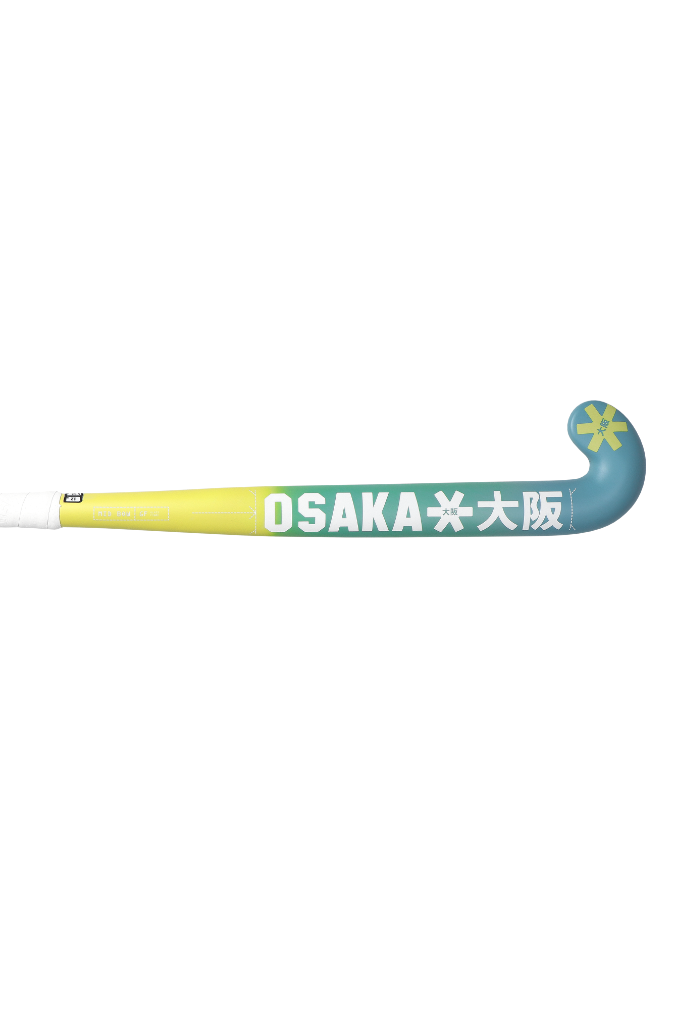 Osaka Mid Bow GF Retro Blue-Shadow Lime Gradient 25/26 | ONE Sports Warehouse