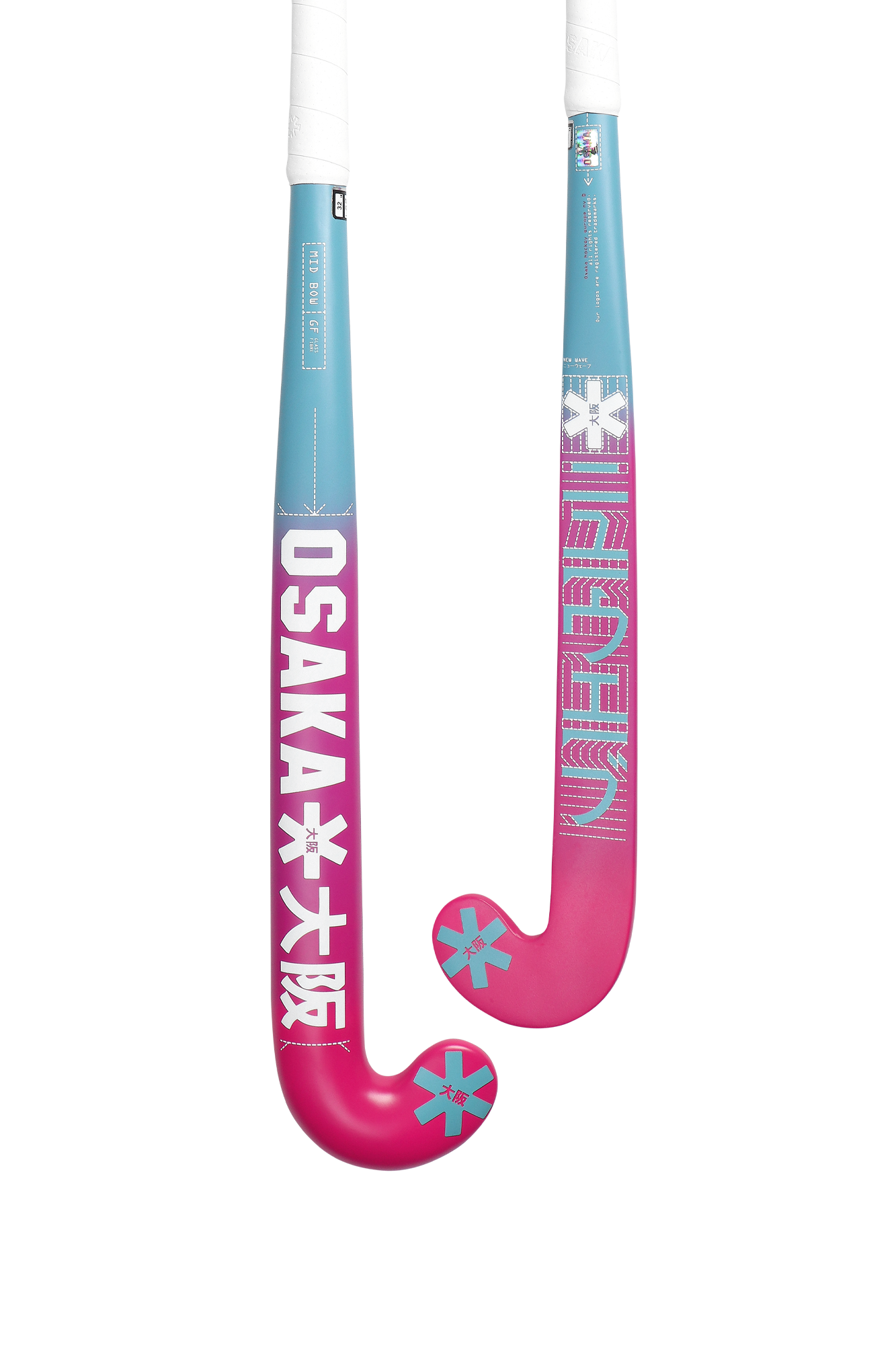 Osaka Mid Bow GF Retro Blue-Raspberry Gradient 25/26 | ONE Sports Warehouse