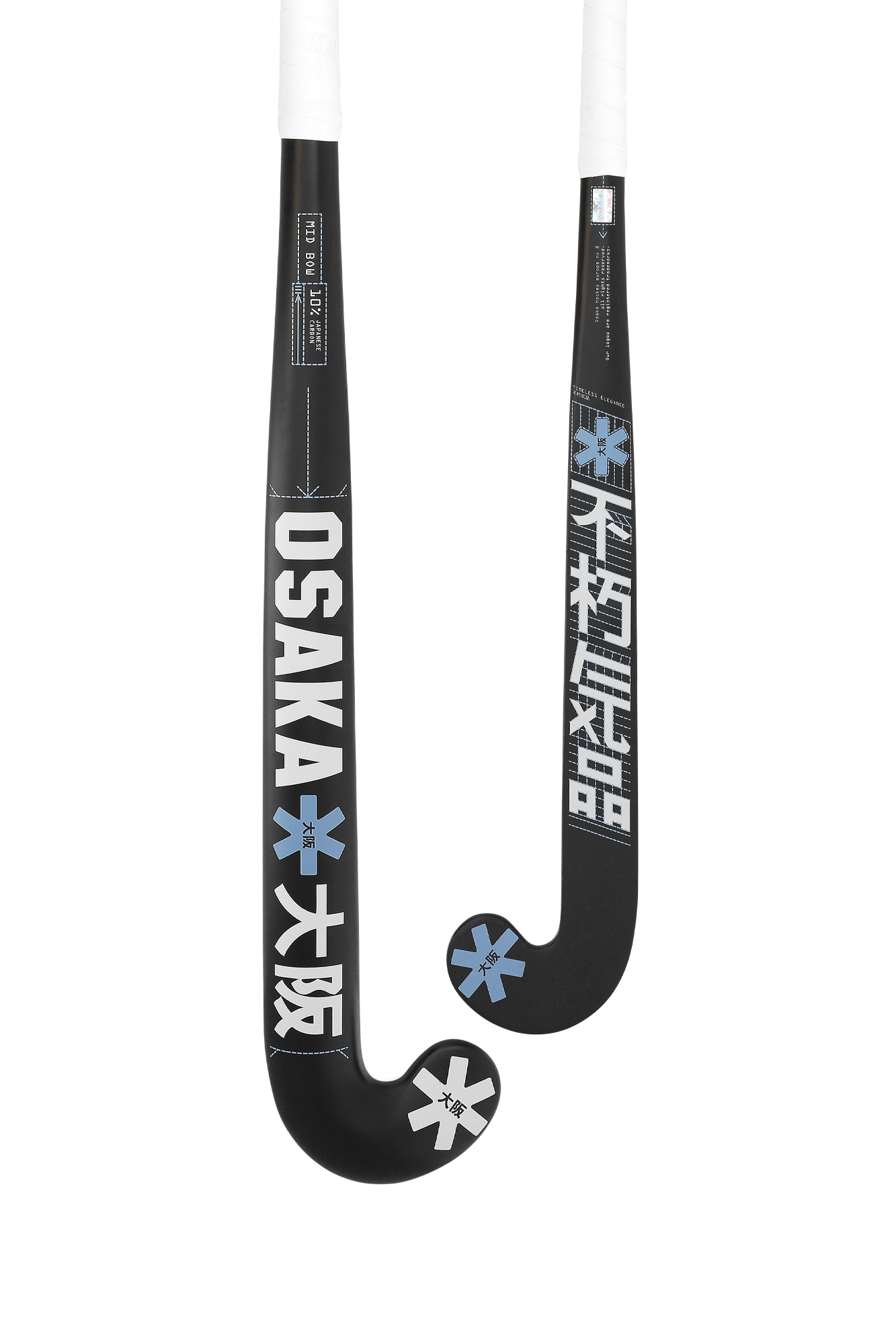 Osaka Mid Bow 10 Quiet Grey Hockey Stick SS26 | ONE Sports Warehouse