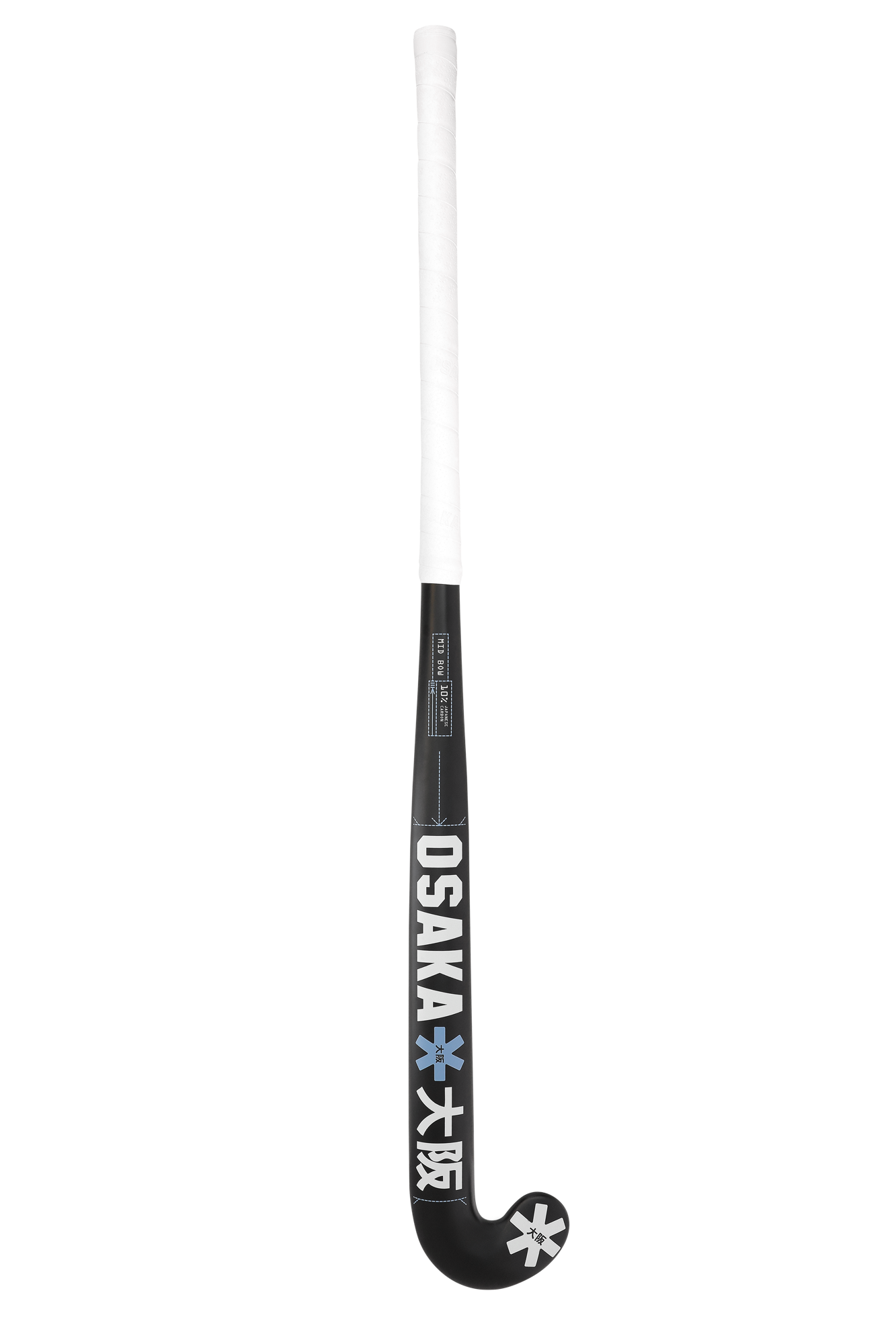 Osaka Mid Bow 10 Quiet Grey Hockey Stick SS26 | ONE Sports Warehouse