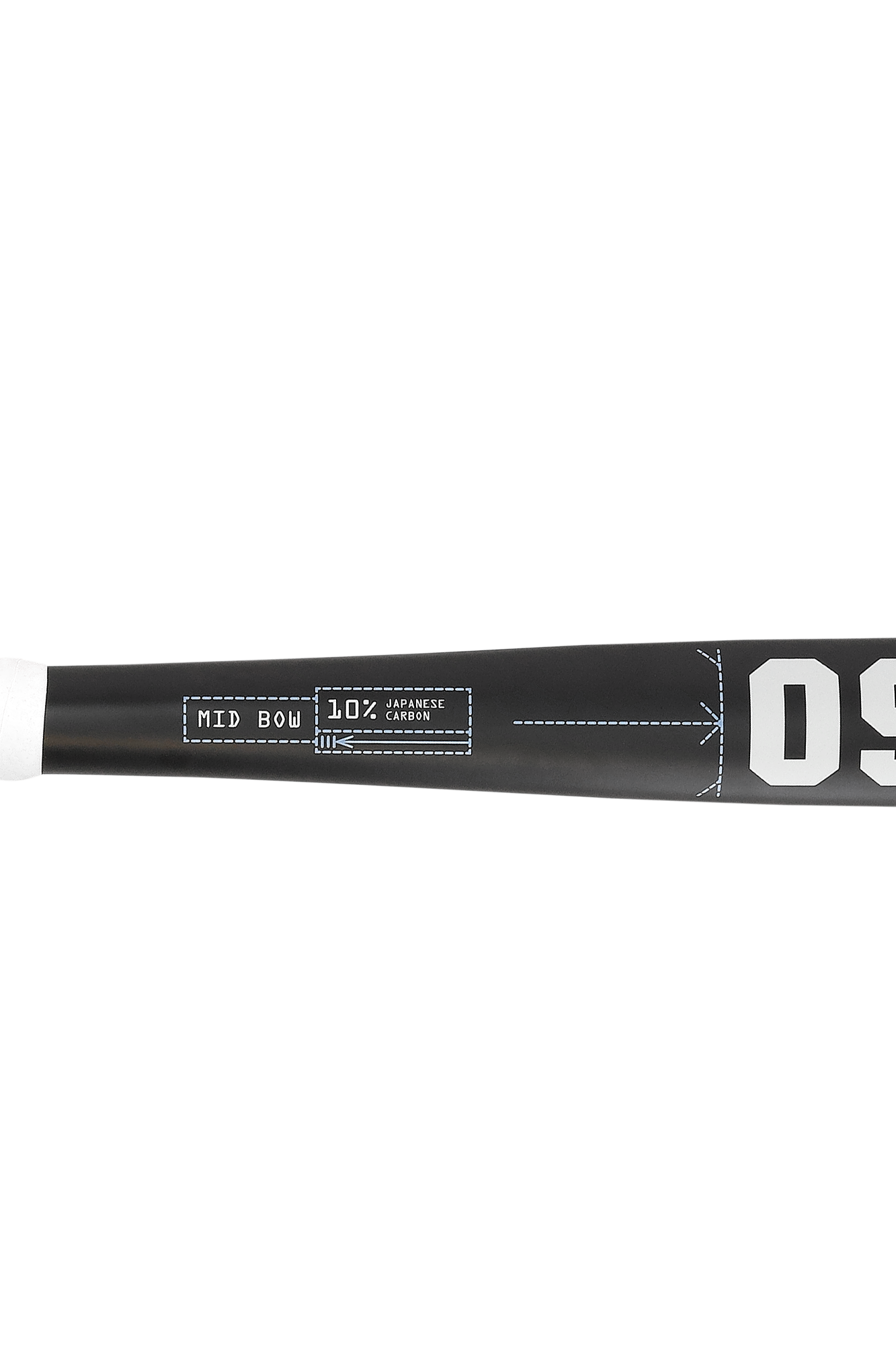 Osaka Mid Bow 10 Quiet Grey Hockey Stick SS26 | ONE Sports Warehouse