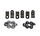 OBO Helmet Cage Fitting Set ABS | ONE Sports Warehouse
