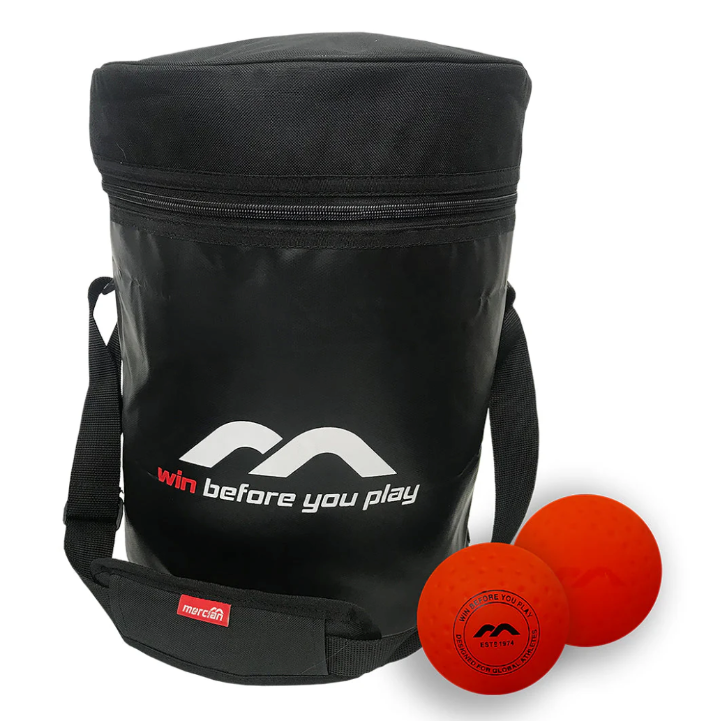 Mercian Genesis dimple practice hockey balls pack of 36 - Orange