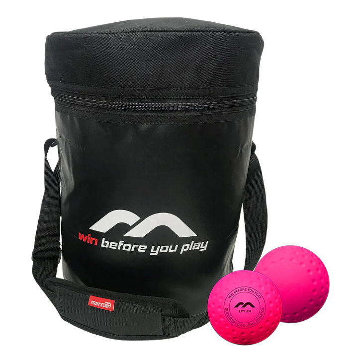 Mercian Genesis dimple practice hockey balls pack of 36 - Pink