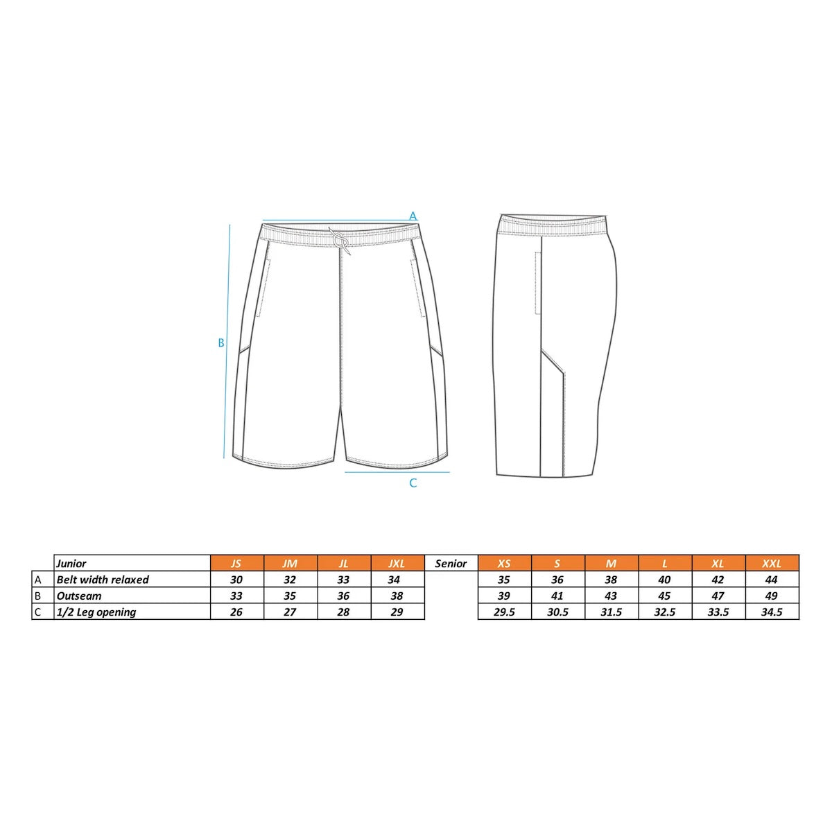 Y1 Men's Shorts White 25/26 | ONE Sports Warehouse