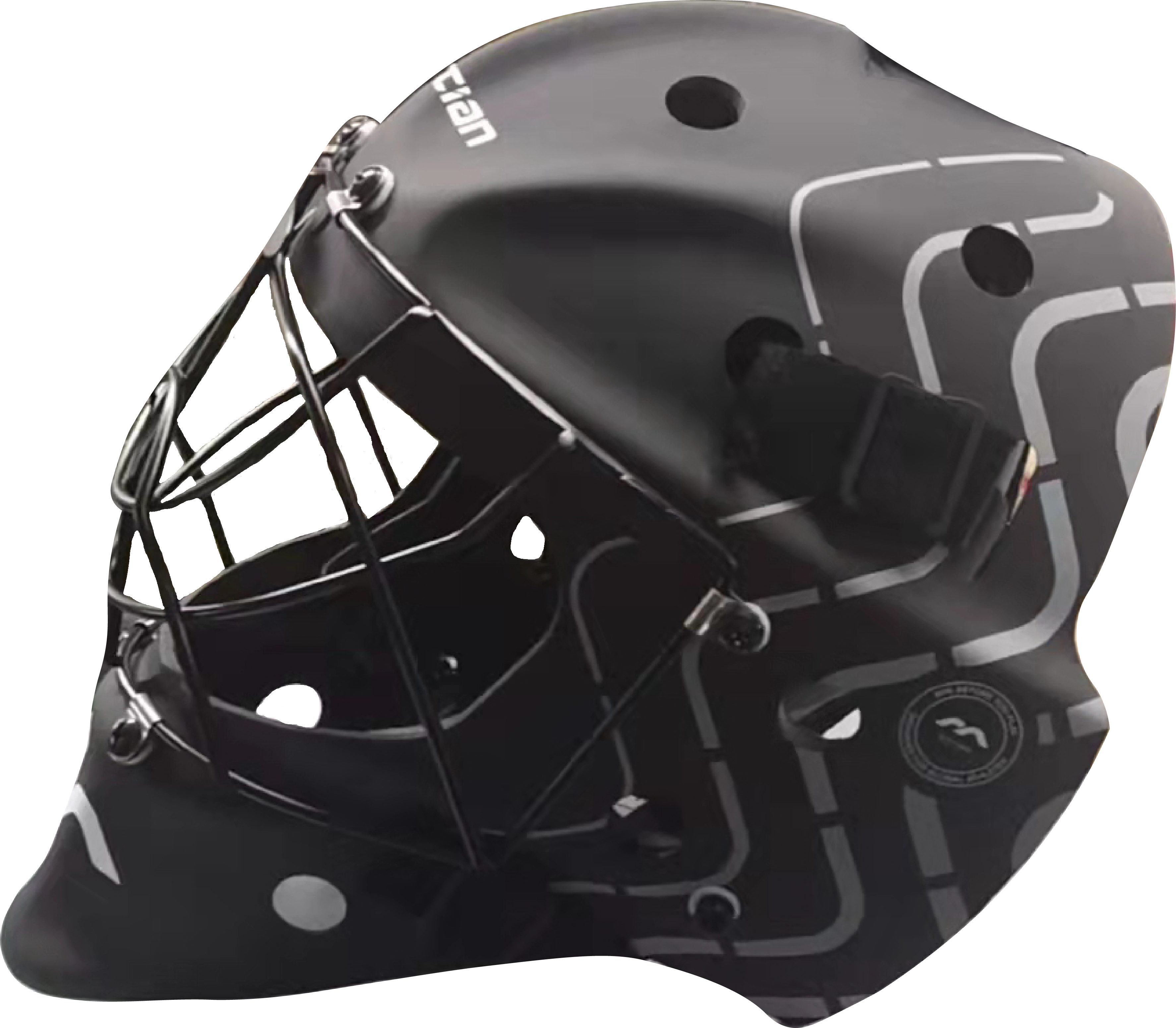 Mercian Genesis 2 Junior Goalkeeping Helmet Black - photo 3