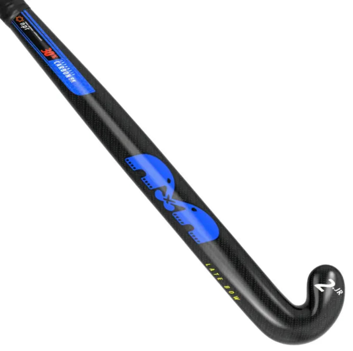 TK 2 Jnr Late Bow Hockey Stick Black/Blue | ONE Sports Warehouse