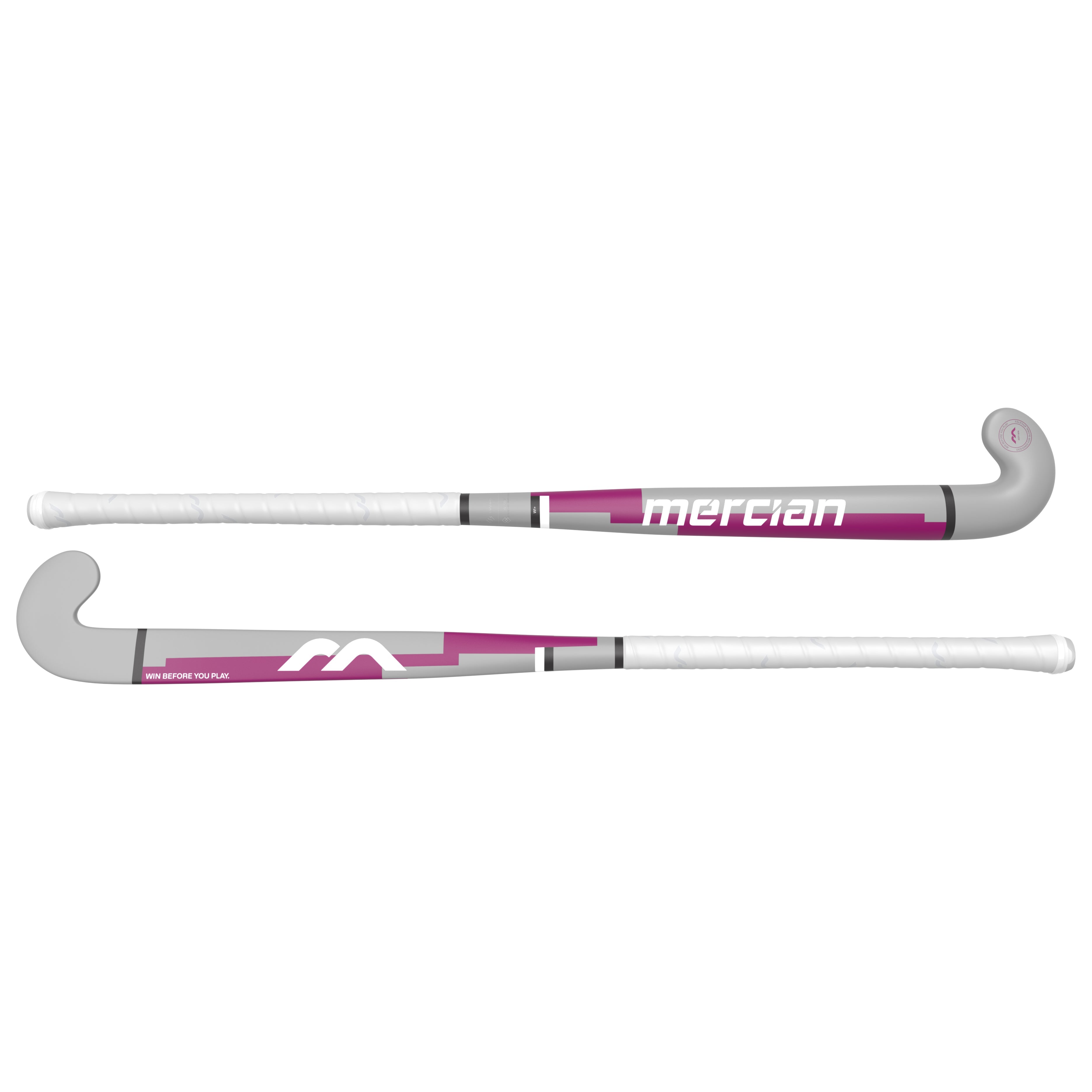 Mercian Genesis Wood Plus Junior Wooden Hockey Stick 25/26 - Blue / Purple front and back