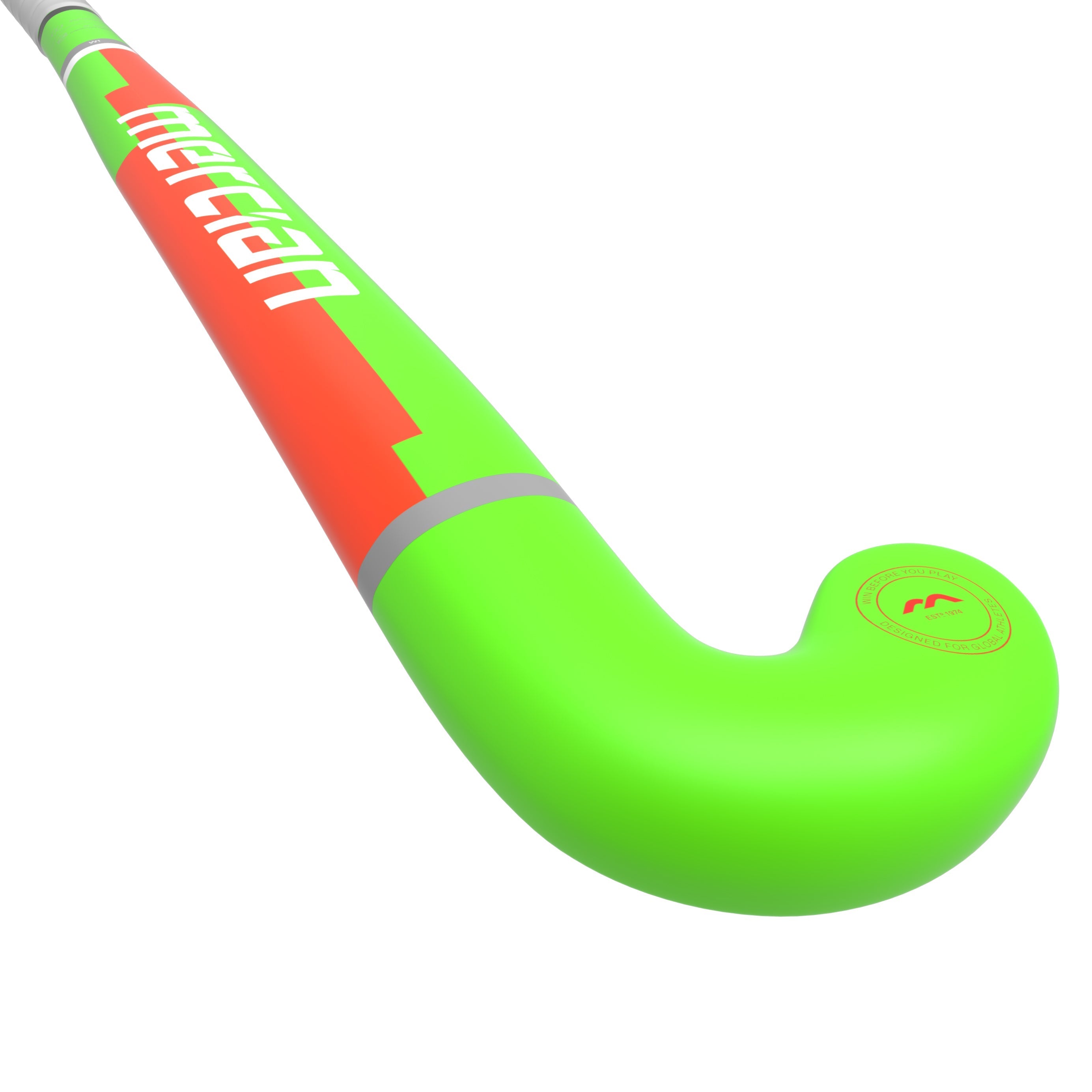 Mercian Genesis Junior Wooden Hockey Stick 25/26 - Orange rear view