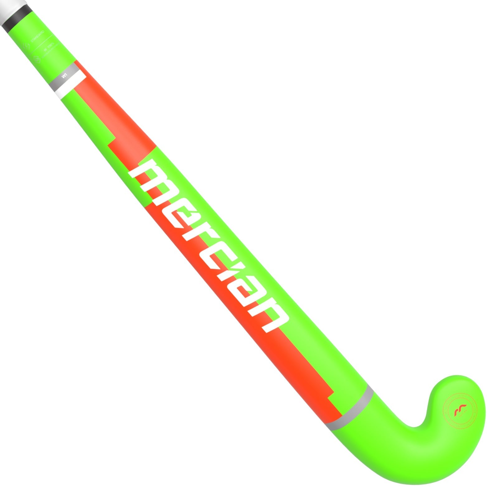 Mercian Genesis Junior Wooden Hockey Stick 25/26 - Orange back view