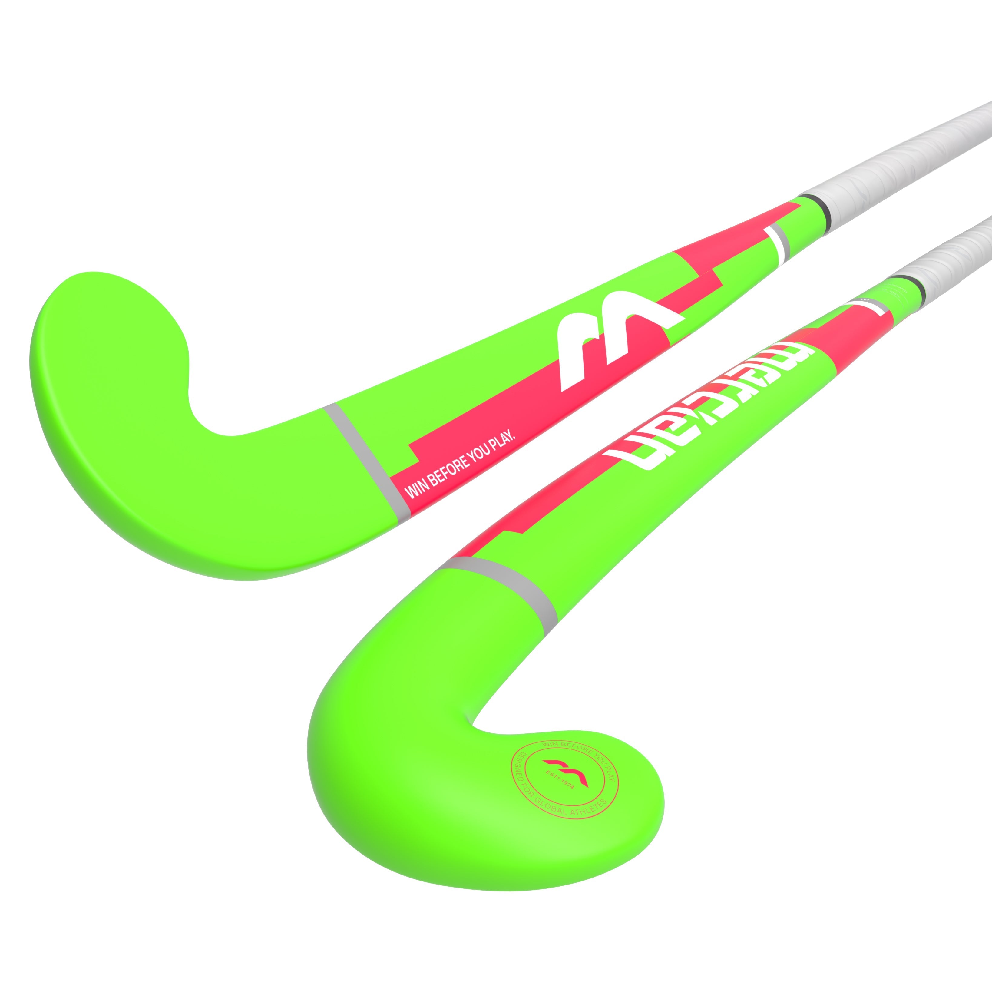 Mercian Genesis Junior Wooden Hockey Stick 25/26 - Neon Rubine