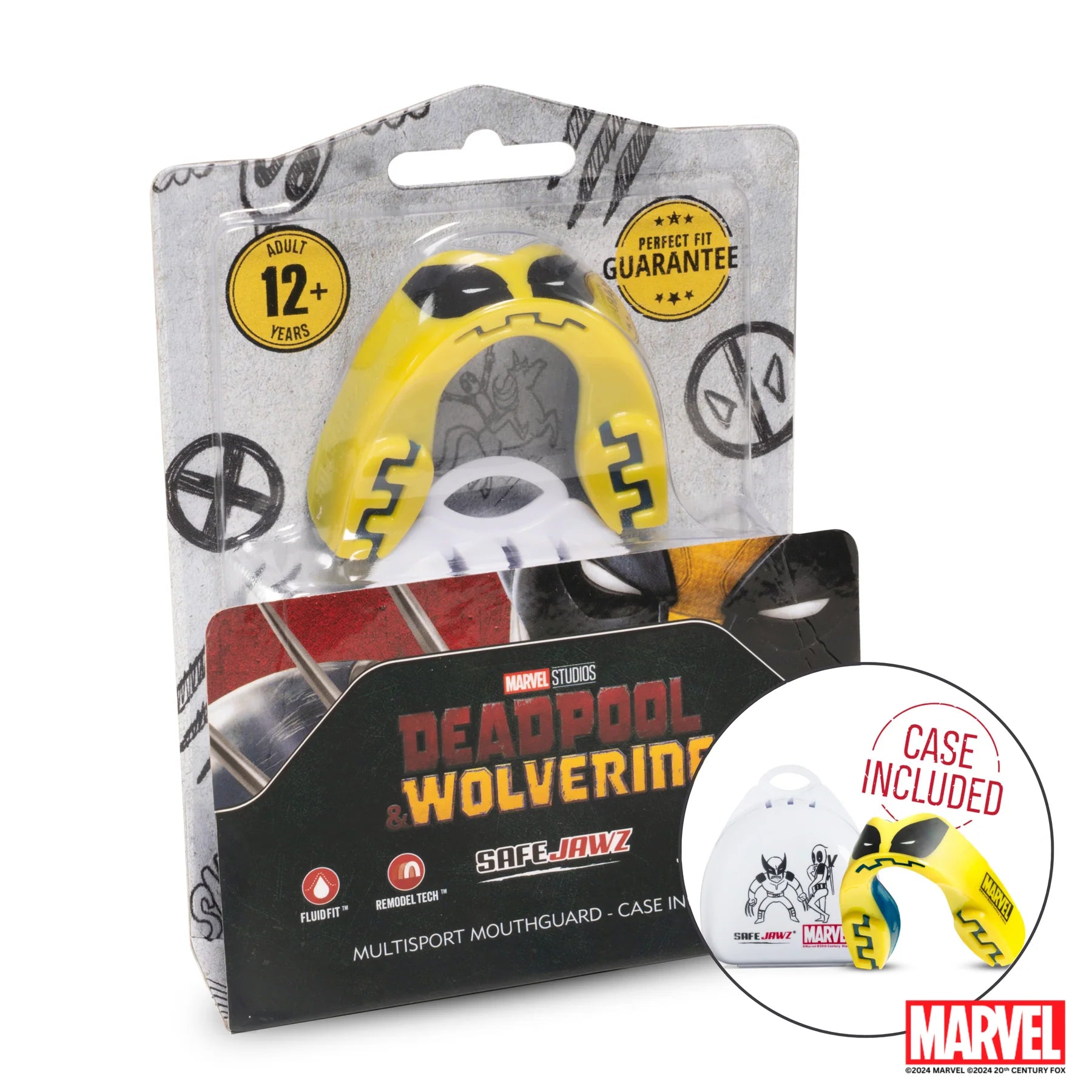 Safejawz Marvel Wolverine Adult 12+ Gum Shield | ONE Sports Warehouse