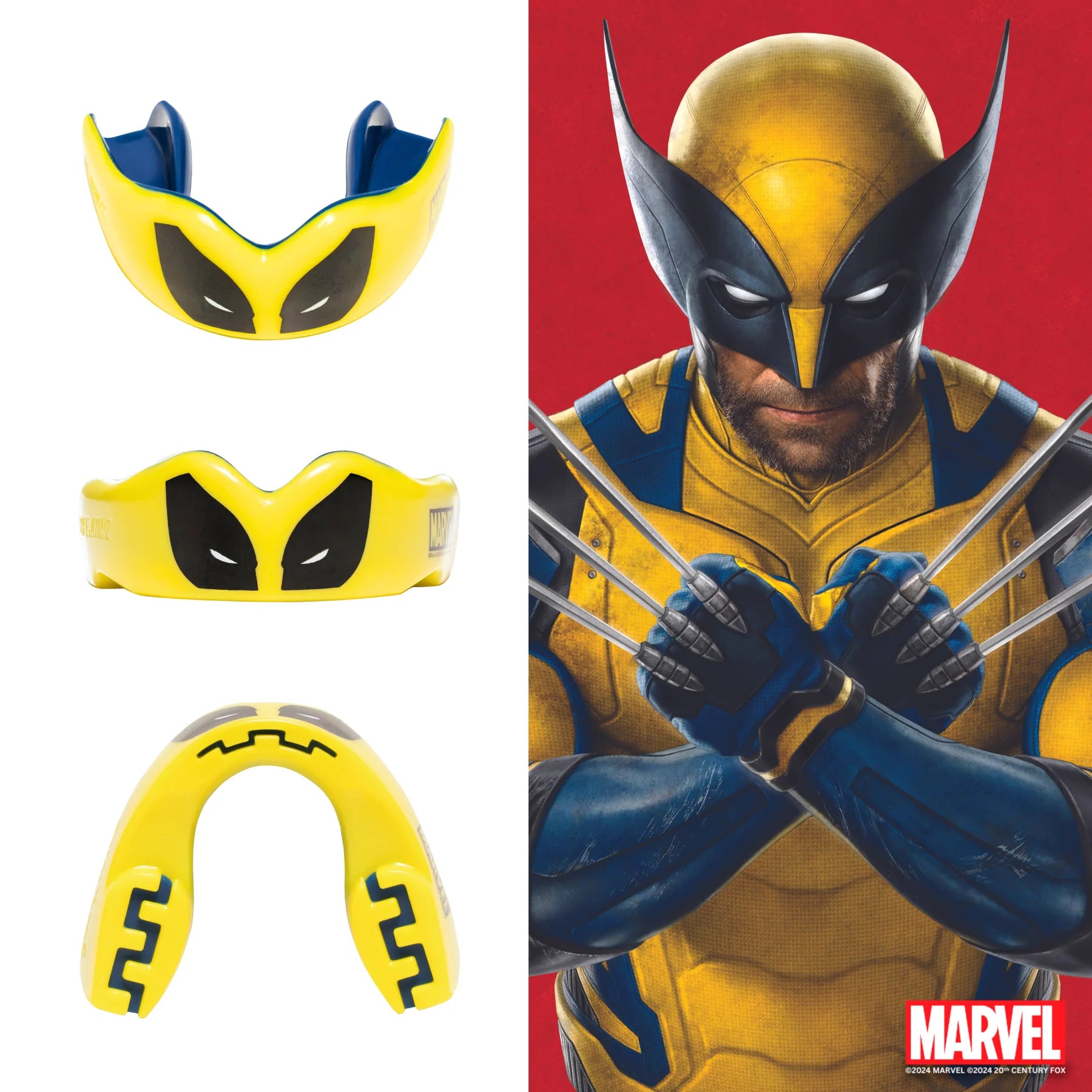 Safejawz Marvel Wolverine Adult 12+ Gum Shield | ONE Sports Warehouse