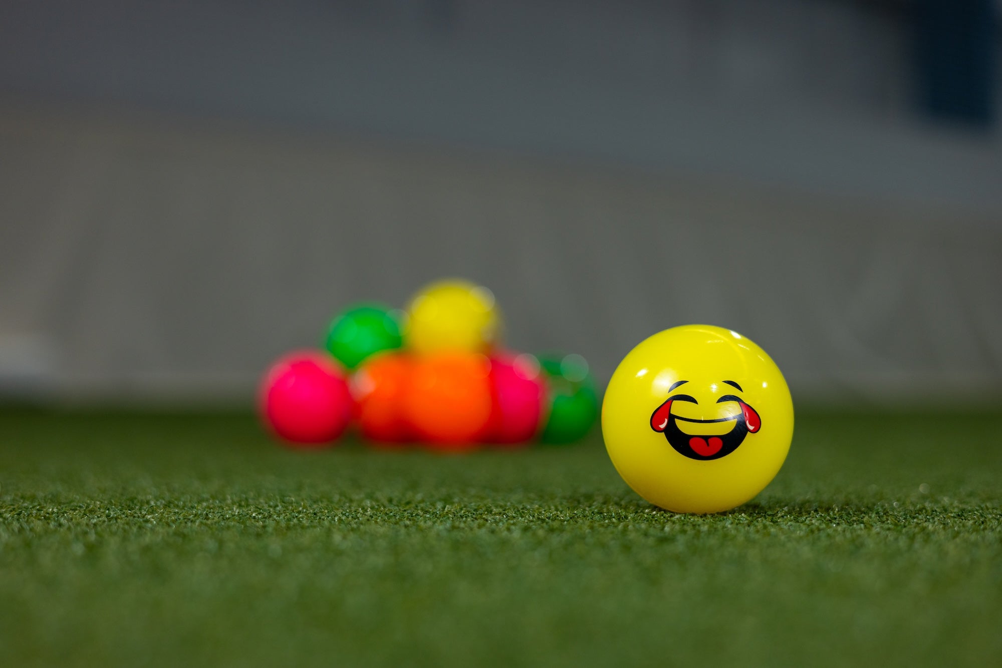 Mercian Soft Emoji Ball Yellow Laughing 
| ONE Sports Warehouse