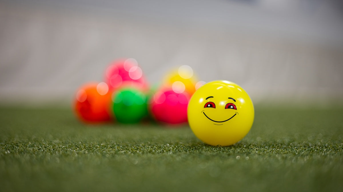 Mercian Soft Emoji Ball Yellow Smiling