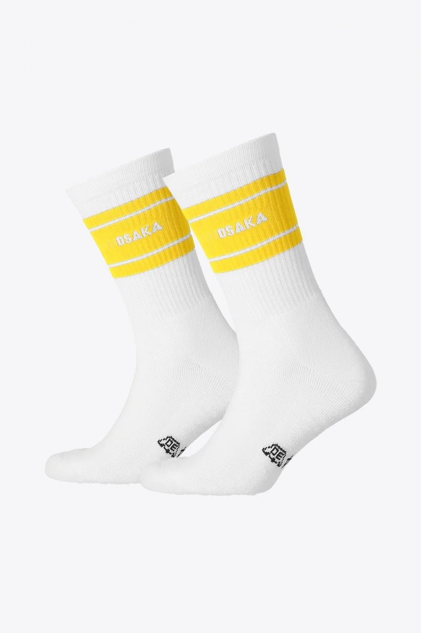 Osaka Colourway Socks Duo Pack Yellow 25/26 | ONE Sports Warehouse