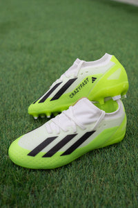 Adidas X Crazyfast .3 Junior Football Boots FG White