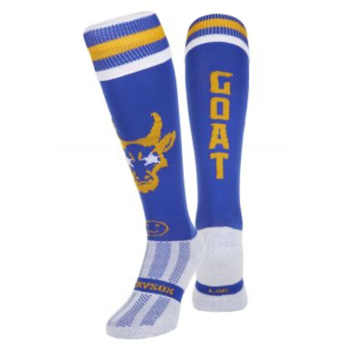 Wacky Sox G.O.A.T.  Royal - ONE Sports Warehouse