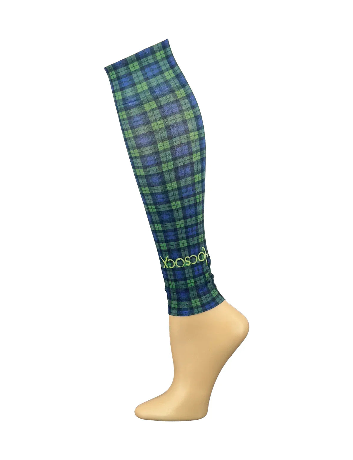 Hocsocx Blue Plaid Leg Sleeves