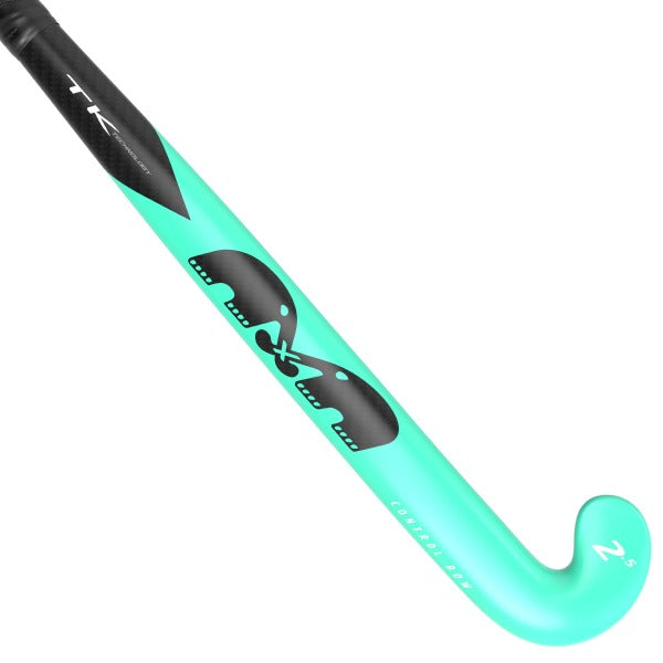 TK 2.5 Control Bow Hockey Stick Aqua