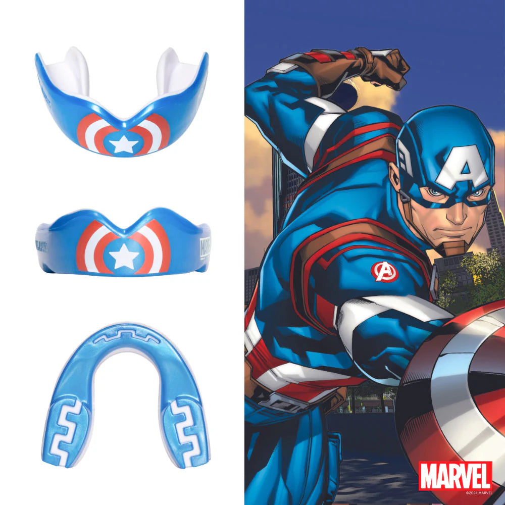 Safejawz Marvel Captain America Gum Shield Youth | ONE Sports Warehouse