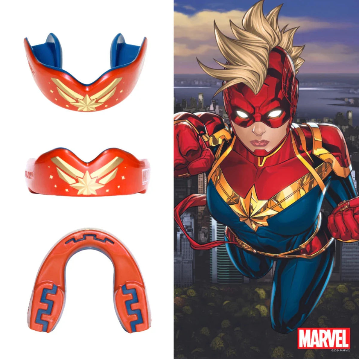 Safejawz Marvel Captain Marvel Gum Shield Youth | ONE Sports Warehouse