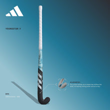 Adidas Youngstar .9 Junior Hockey Stick Black/Aqua