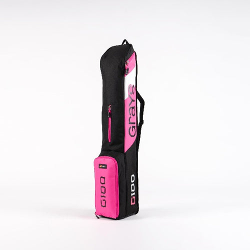 Grays G100 Hockey Stick Bag Black/Pink-ONE Sports Warehouse