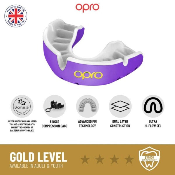 OPRO Gold Gum Shield | ONE Sports Warehouse