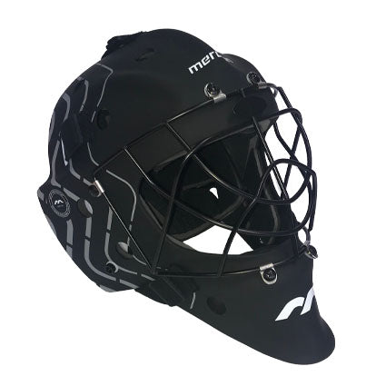 Mercian Genesis 2 Junior Goalkeeping Helmet Black - right view (1)