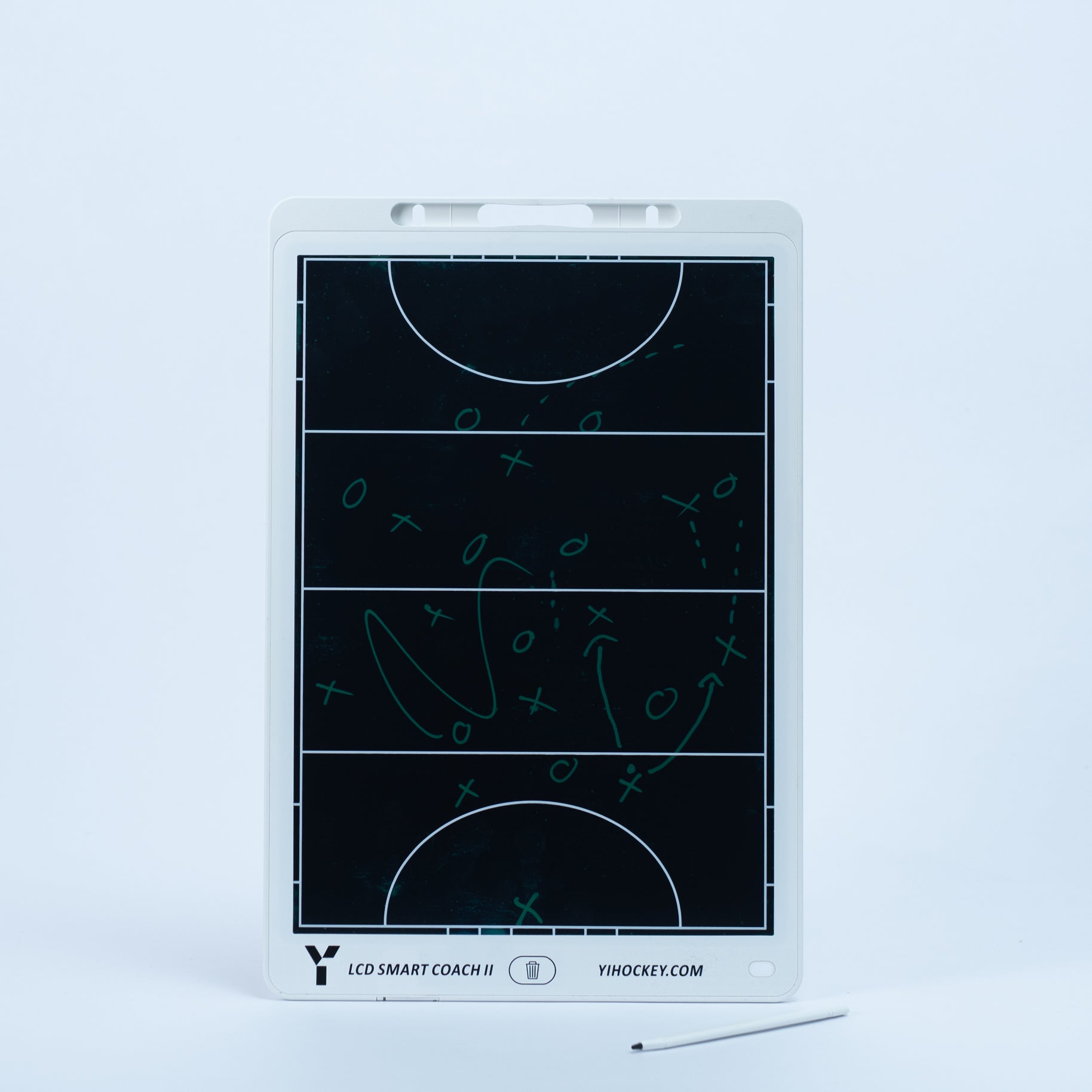 LCD Coaching Board 15" with Whiteboard — Side View | ONE Sports Warehouse