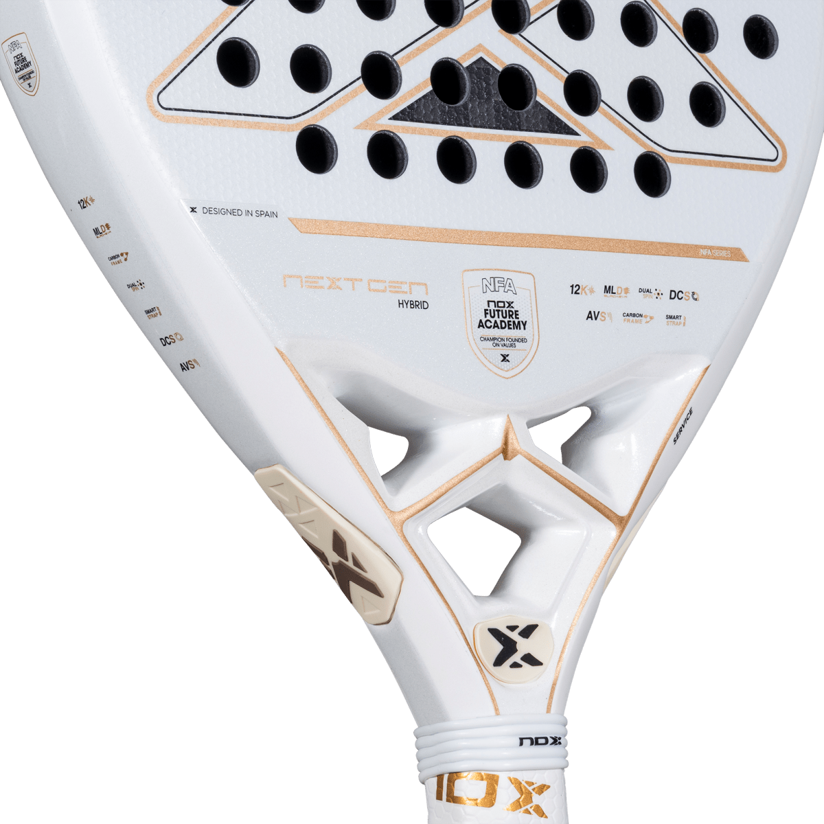 NOX NextGen Pro Hybrid 12K NFA Series White Gold - View 6 | ONE Sports Warehouse