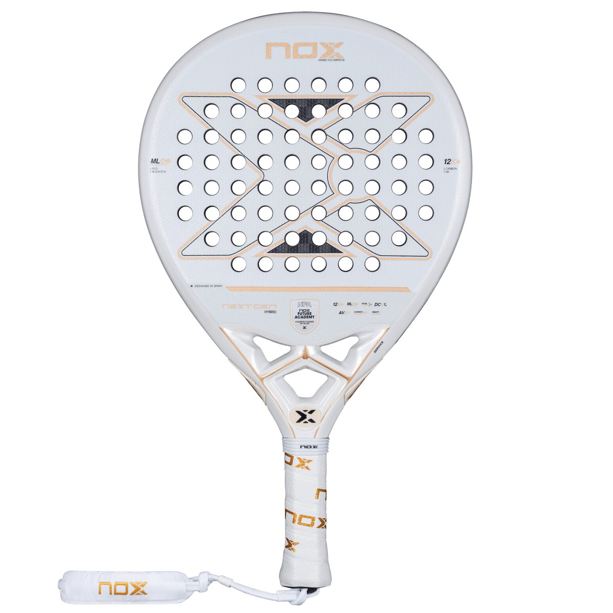 NOX NextGen Pro Hybrid 12K NFA Series White Gold - Main | ONE Sports Warehouse