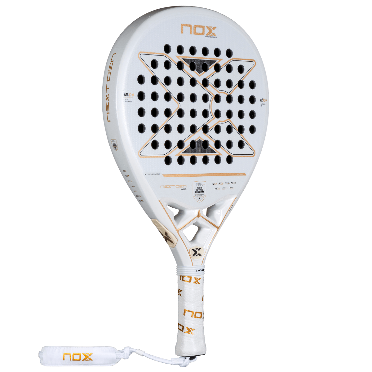 NOX NextGen Pro Hybrid 12K NFA Series White Gold - View 2 | ONE Sports Warehouse