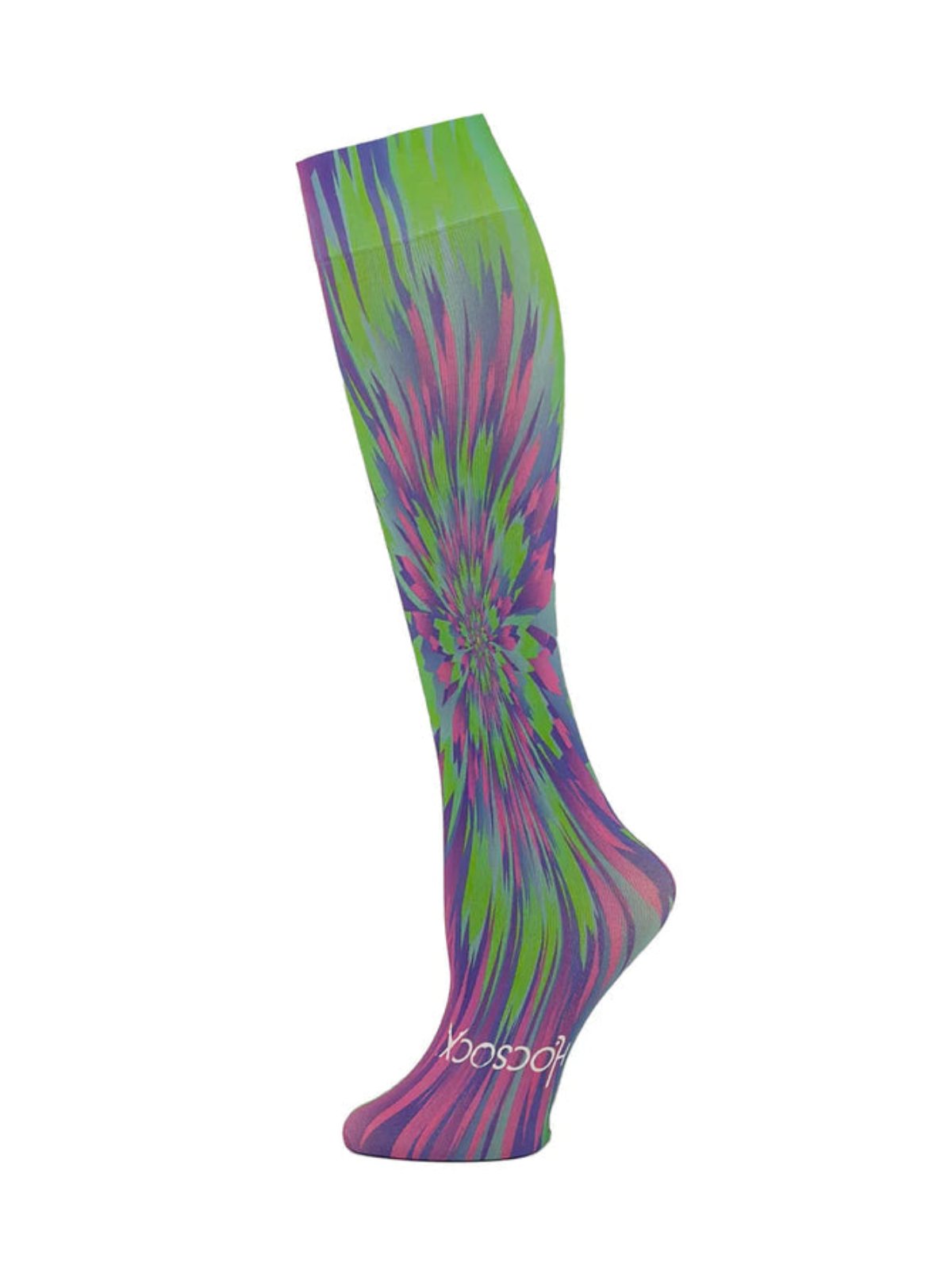Hocsocx Psychedelic Green/Fuchsia Inner Socks | ONE Sports Warehouse