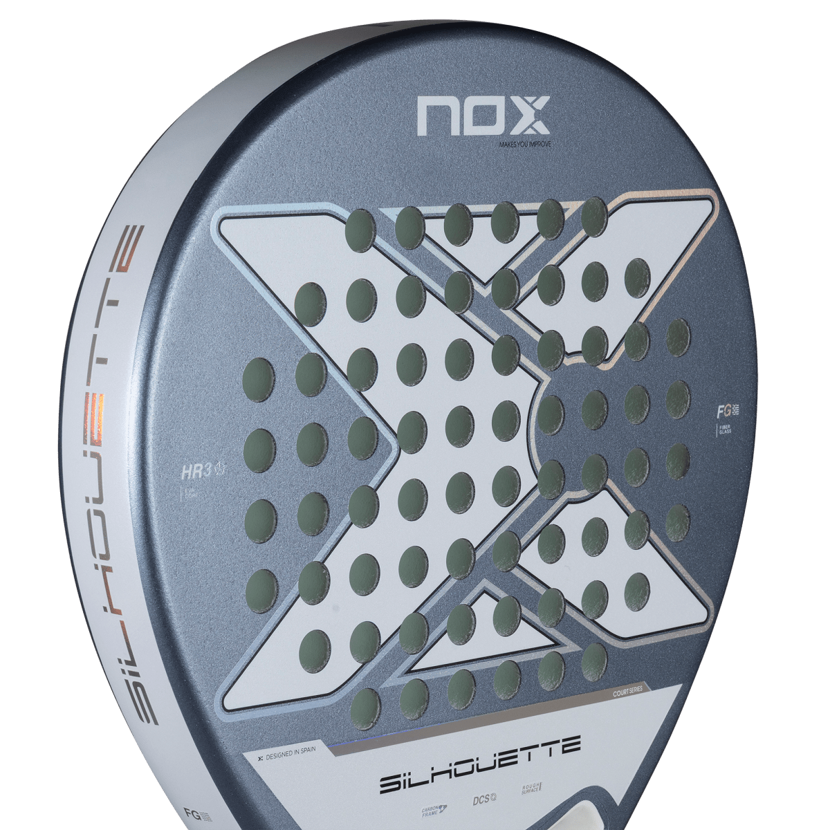 NOX X-One Silhouette Grey White - View 5 | ONE Sports Warehouse