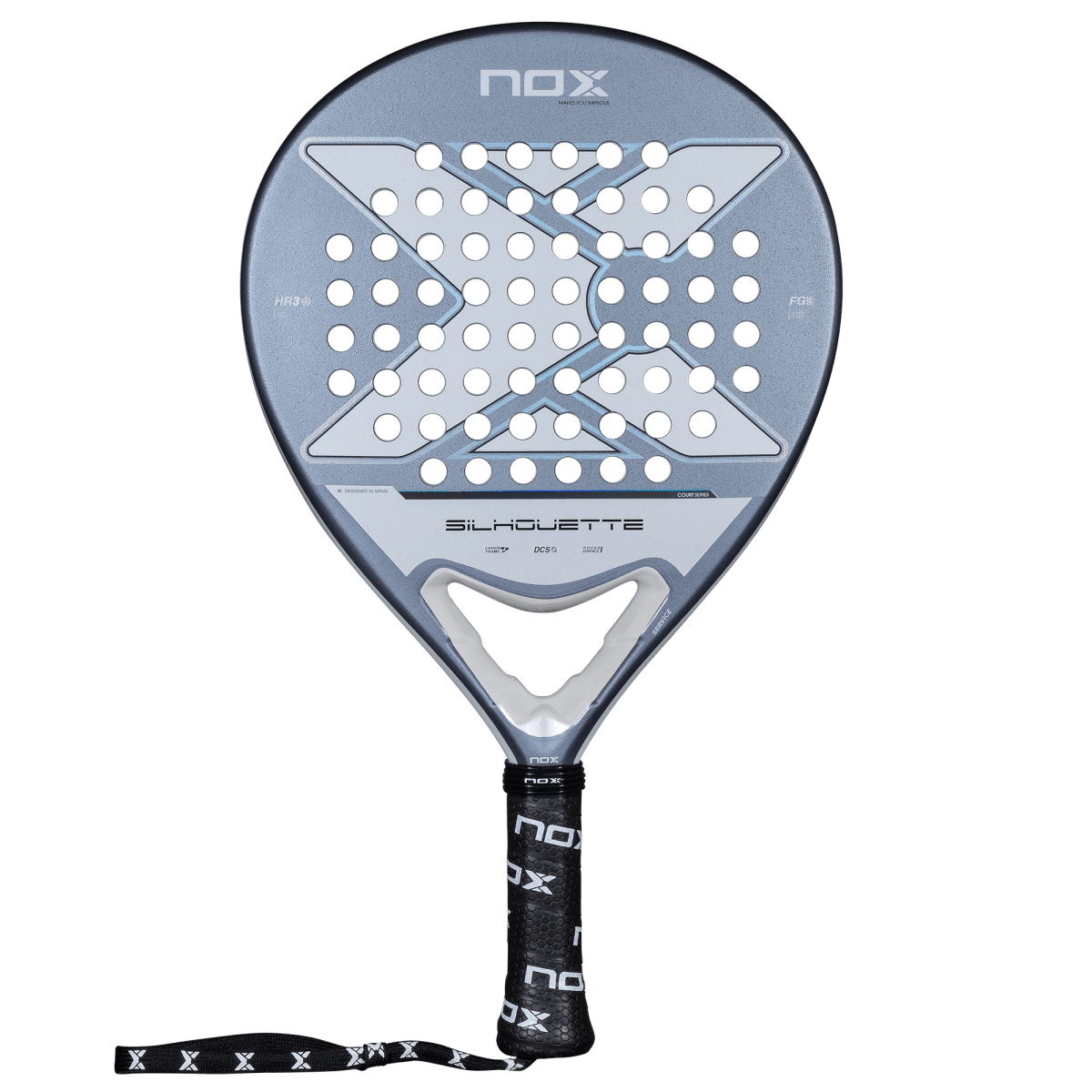 NOX X-One Silhouette Grey White - Main | ONE Sports Warehouse
