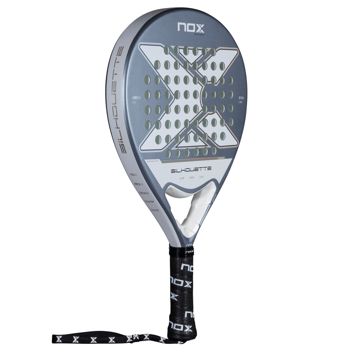 NOX X-One Silhouette Grey White - View 2 | ONE Sports Warehouse