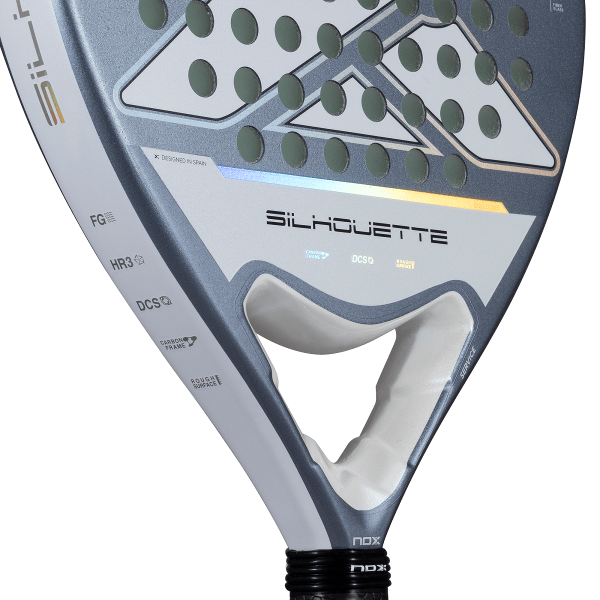 NOX X-One Silhouette Grey White - View 6 | ONE Sports Warehouse