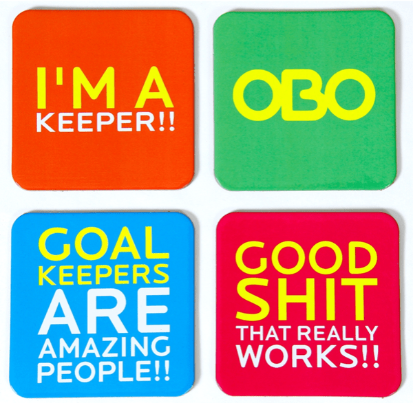 OBO Goalie Coasters | ONE Sports Warehouse