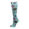 Hocsocx Turquoise Donuts Inner Socks-ONE Sports Warehouse