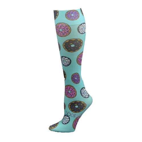 Hocsocx Turquoise Donuts Inner Socks - one sports warehouse