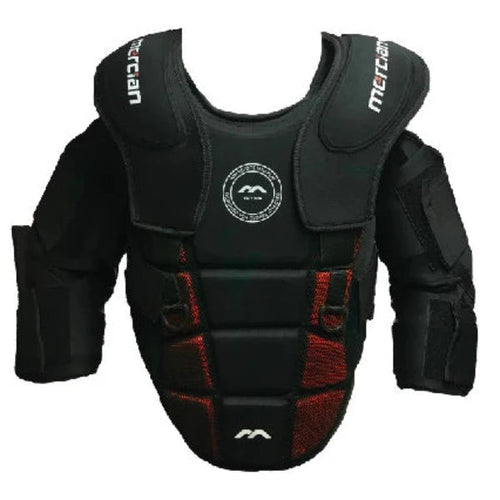 Mercian Evolution Pro Body Armour Black/Red - one sports warehoues