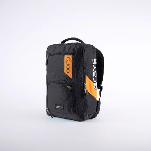 Grays G100 Hockey Backpack Black/Orange - one sports warehouse