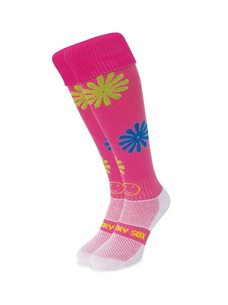 Wacky Sox Lazy Daisy Pink | ONE Sports Warehouse