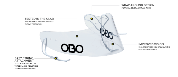 OBO GTP3 Throat protector - One Sports Warehouse