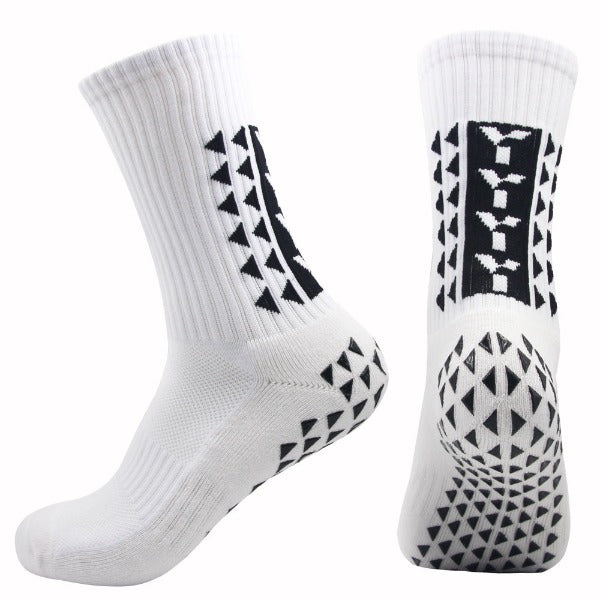 Y1 Anti-Slip Socks White (3 Pack)